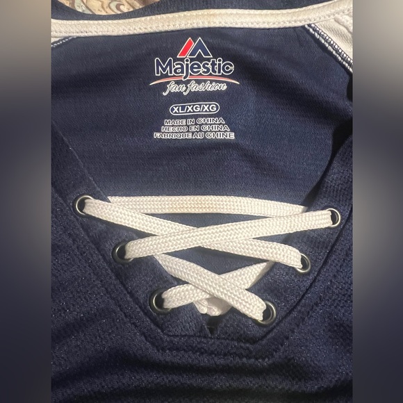 NFL Womens XL~ SEATTLE SEAHAWKS Jersey #3 WILSON~ Lace Up Neck - Picture 3 of 6